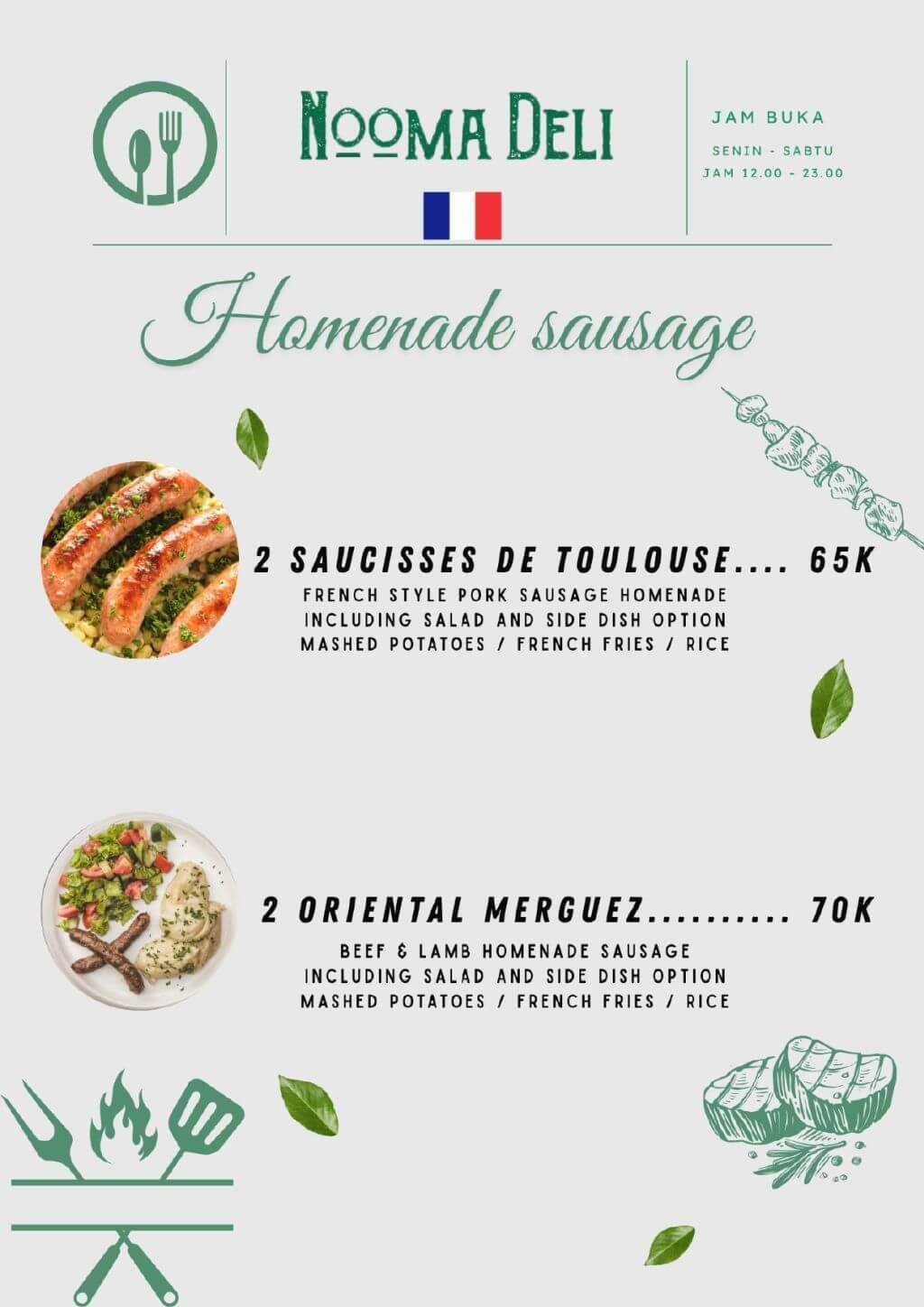 nooma deli french kitchen legian menu 13