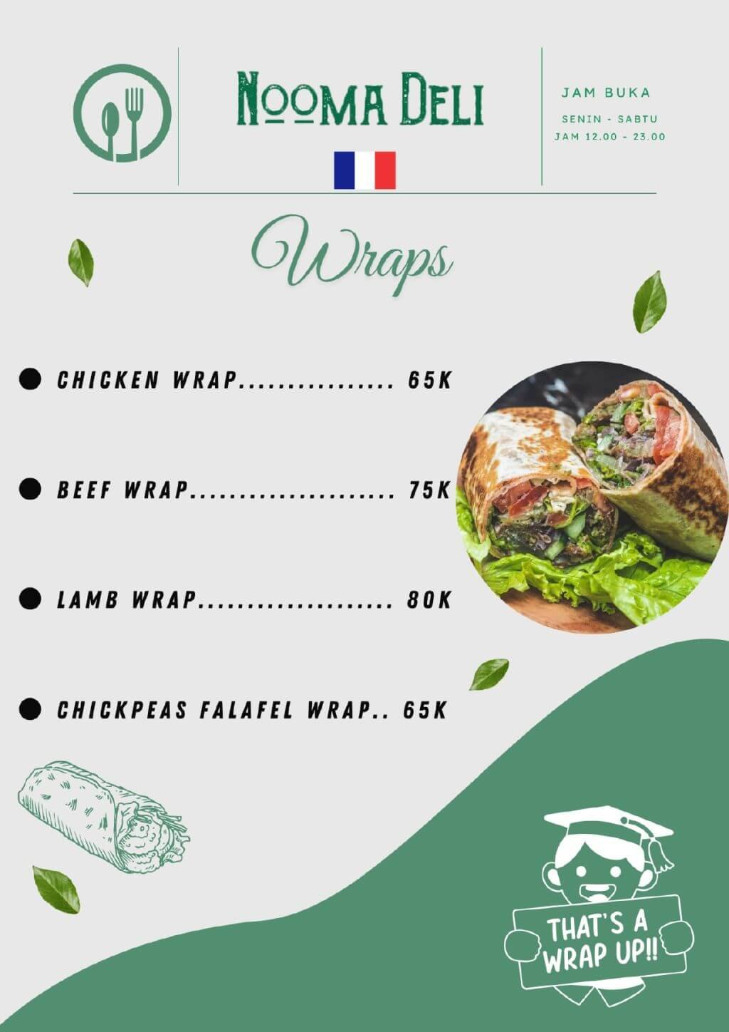nooma deli french kitchen legian menu 16