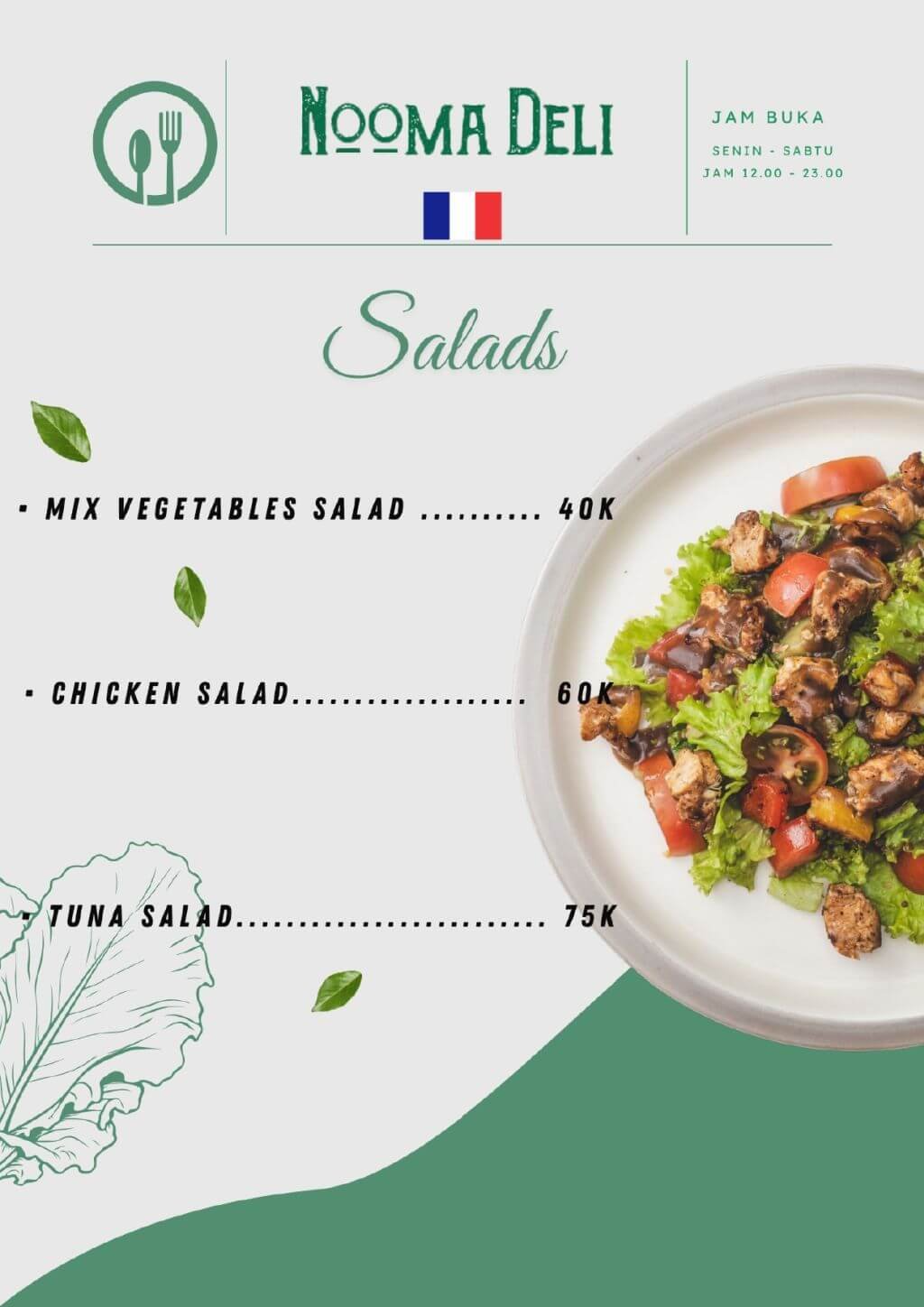nooma deli french kitchen legian menu 17
