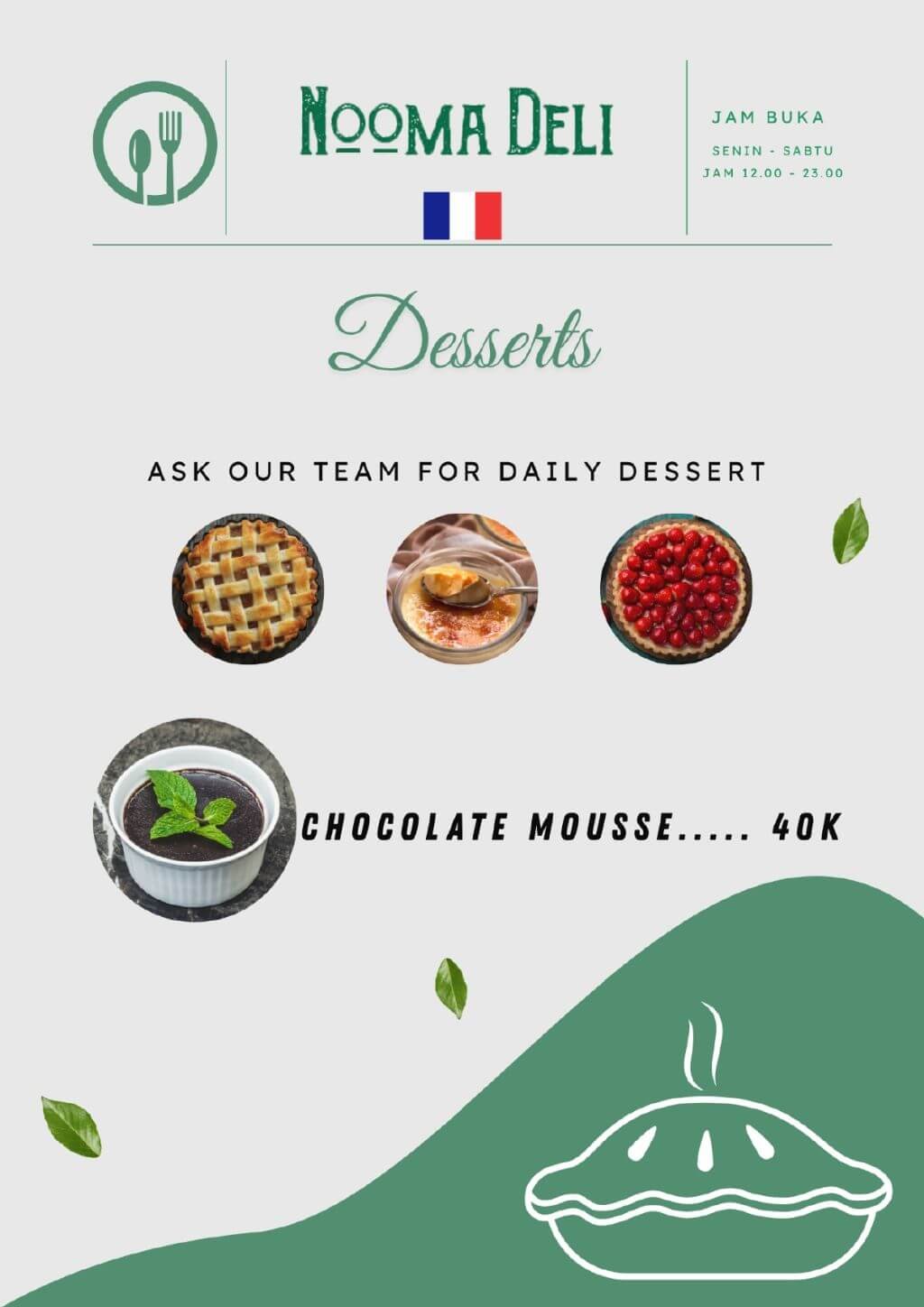 nooma deli french kitchen legian menu 19