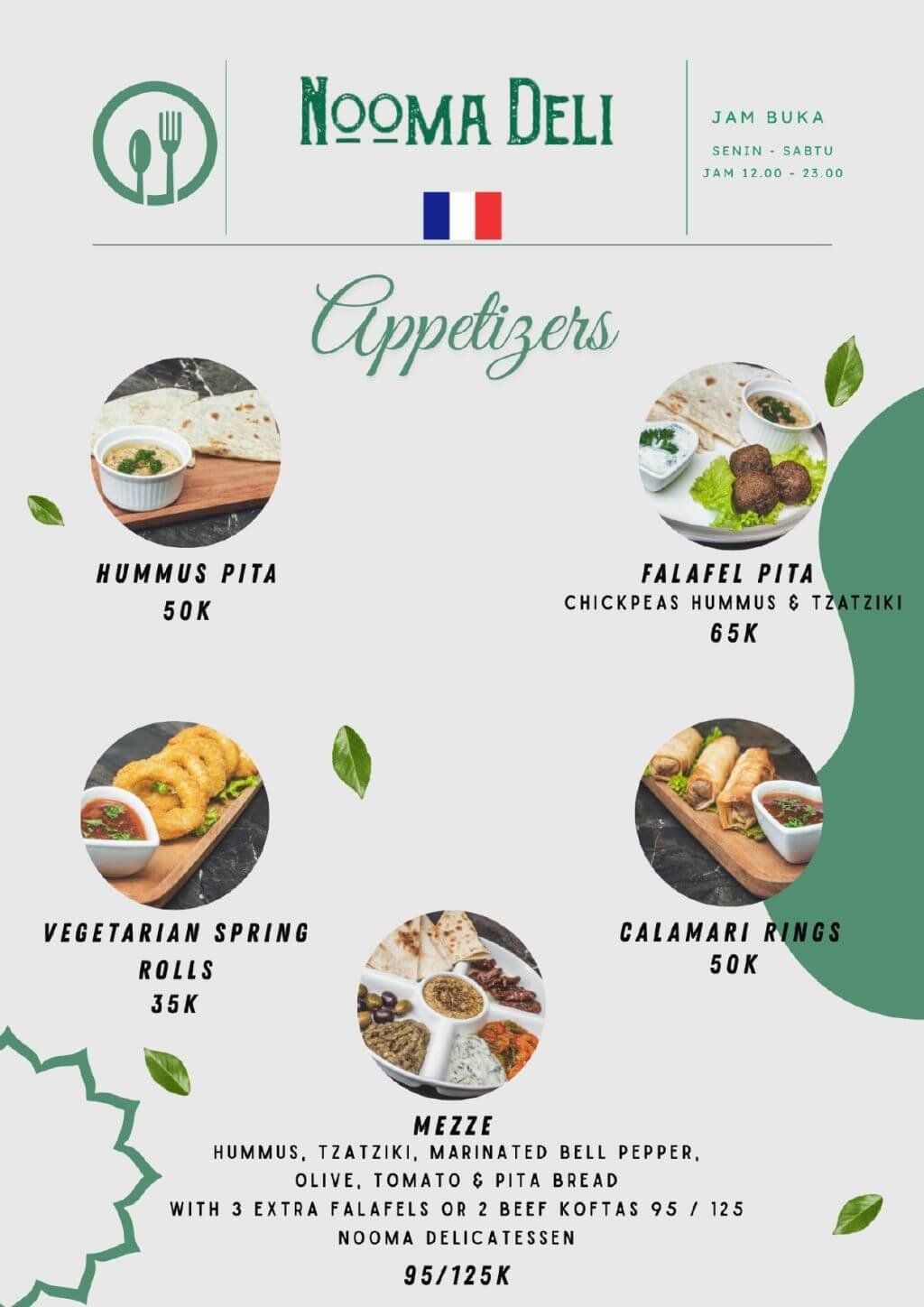 nooma deli french kitchen legian menu 6